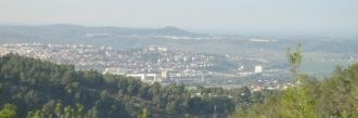 Вид на Бейт-Шемеш с севера.