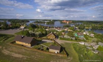 Вид на город&nbsp;Тракай.