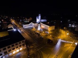 Ночной Гаргждай.