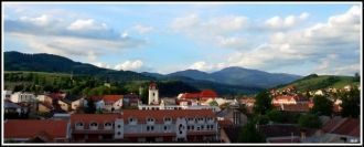 Панорама города Брезно.