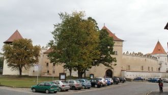 Улица Кежмарока около замка.