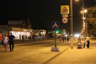 Ночные улицы Новокубанск, Краснодарский 