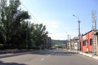 На улице города Лисичанск.