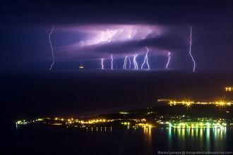 Ночной Геленджик