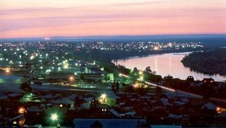 Ночной Саяногорск