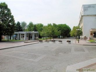 Центр города Нова Загора.