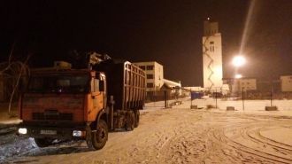 Гуково ночью.