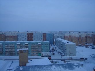 Усинск, вид На Город.