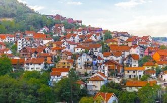 Панорама города Ужице.