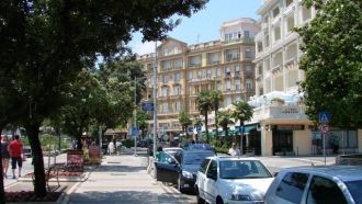 На улицах города Опатия.