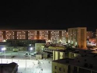 Мегион ночью.