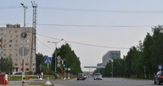 Улица в г.Мегион.