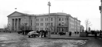 Площадь Привокзальная в г. Гомеле. 1952 