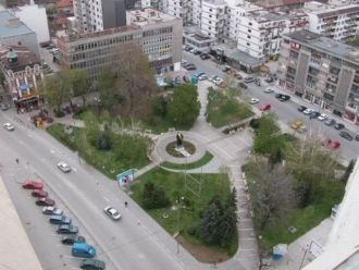 Пазарджик с высоты.