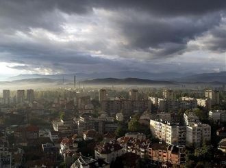 Пазарджик с высоты.