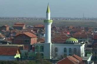 Пазарджик с высоты птичьего полета.