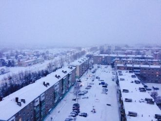 Нефтекамск зимой.