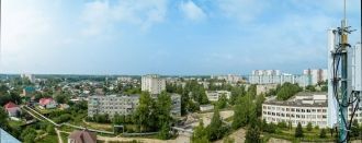 Панорама города Заволжье.