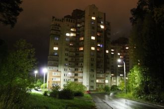 Фотография ночью .