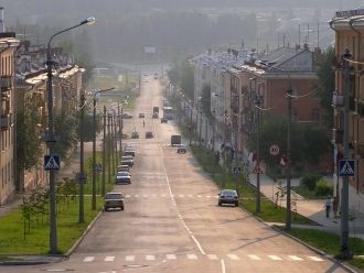 На улицах города Новоуральск, Свердловск
