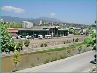 Автовокзал города Карабюк.