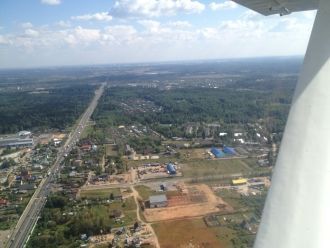 Ногинск с высоты.