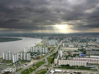 Город Нижневартовск с высоты