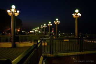 Ночная Анапа, городская набережная