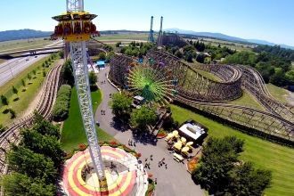 Парк Плунге с высоты.