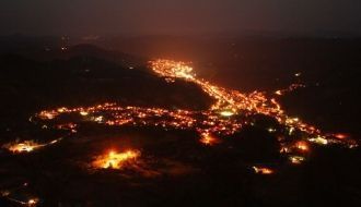 Смолян ночью.