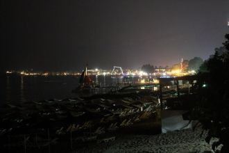 Кемер ночью