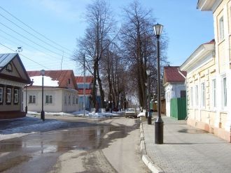 Городец - город классической провинции.