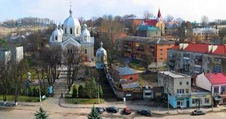 Калуш - вид на город.