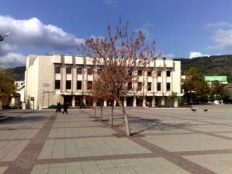Осенний город Дупница.