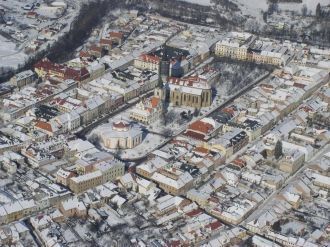 Левоча с высоты птичьего полета