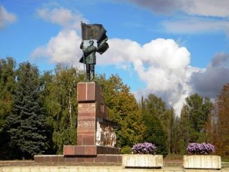 Памятник работникам рудника города Новош