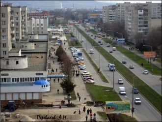 Улица города Невинномысск.