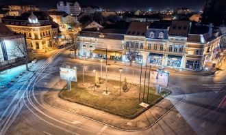 Пожаревац ночью.
