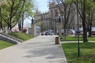 На улице города Выкса.