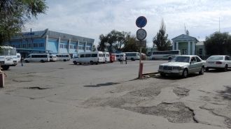 На одной из улиц города Ушарал.