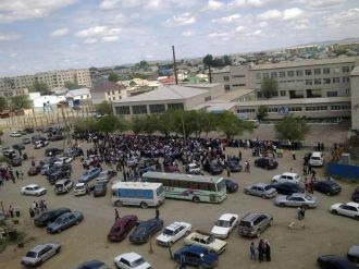 Жители города Ушарал.