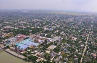 Славянск-на-Кубани с высоты.