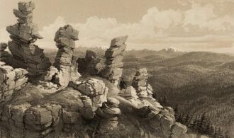 Гора&nbsp;Качканар. Рисунок 1845 года.