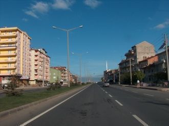 Одна из улиц города Ушак.