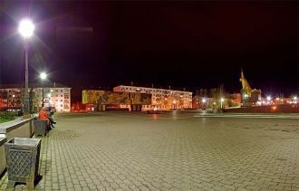 Ночной Краснотурьинск.