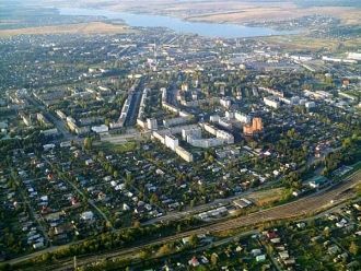 Кольчугино с высоты птичьего полета.