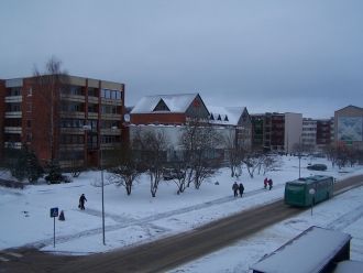 Улица в г. Айзкраукле.