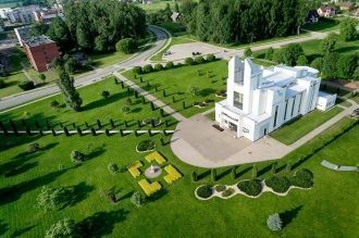 Вид с высоты на Айзкраукле.&nbsp;