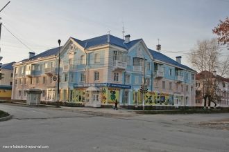 На улице города Богданович.