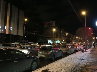 Ночной город Богданович.
